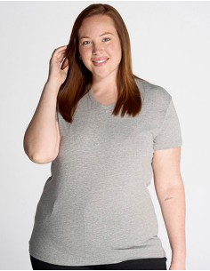 J-CURVSPICO-Ladies Curves T-Shirt V-Neck 2
